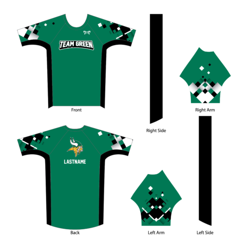 Team Green Elementary Compression Shirt