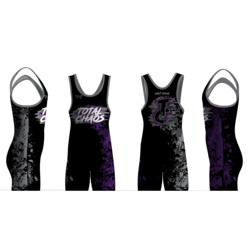 Total Chaos Wrestling Club BLACK Singlet 2025