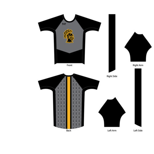 McQuaid HS Custom Grey & Black Compression Shirt