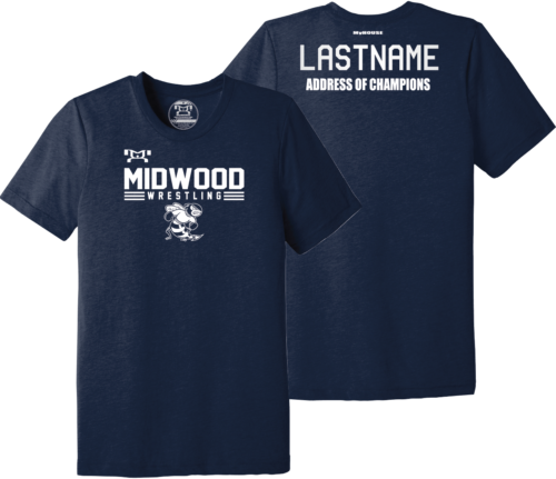 Midwood Custom Navy Heatpress T-Shirt