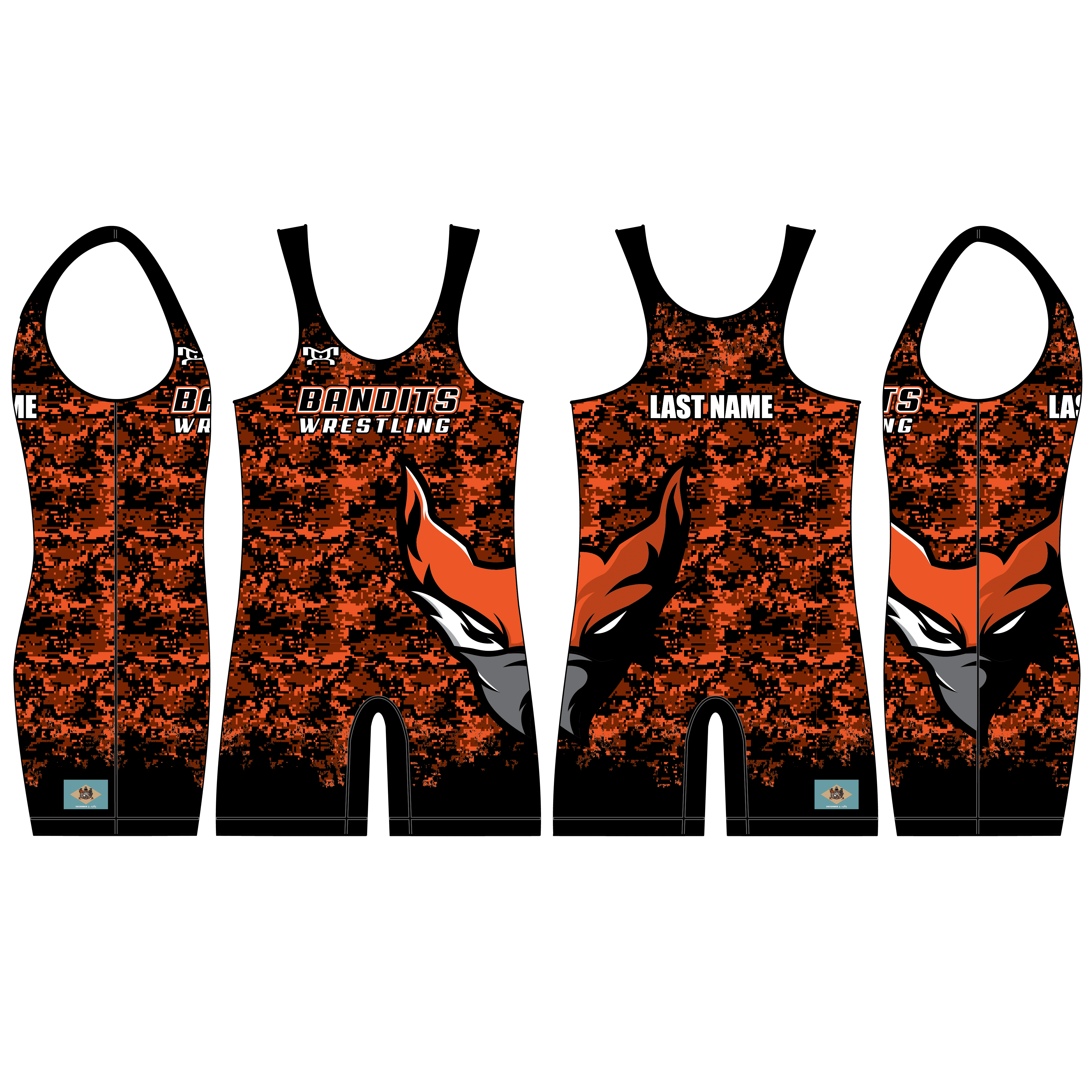 Dover Bandits Wrestling Singlet MyHOUSE Sports Gear