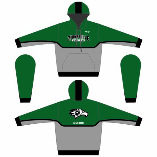Zionsville HS Custom Sublimated Hoodie