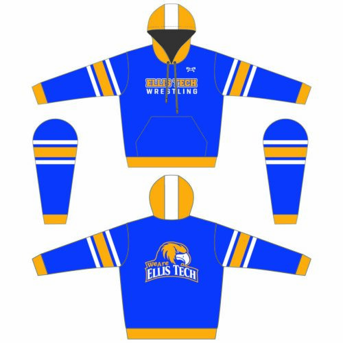 ELLIS TECH Wrestling Sublimated Hoodie