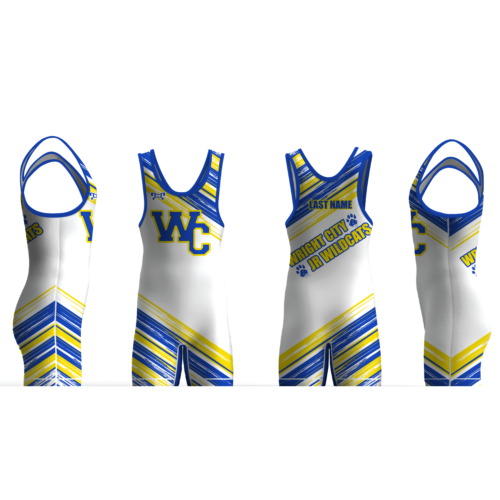 Wright City Men White Singlet 2024