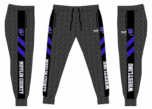 Mifflin County Elem Custom Black Joggers   (Heathered fabric may vary in color & texture)
