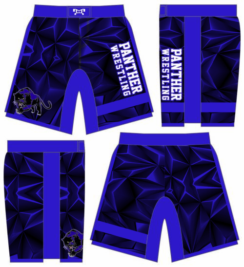 Valier Panthers Custom Fight Shorts
