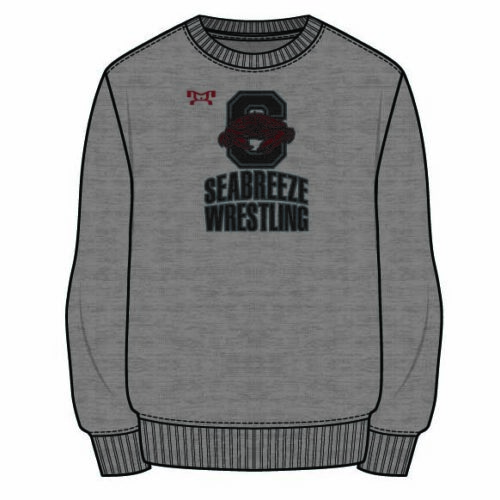 Seabreeze Sublimated Decal Grey Crewneck
