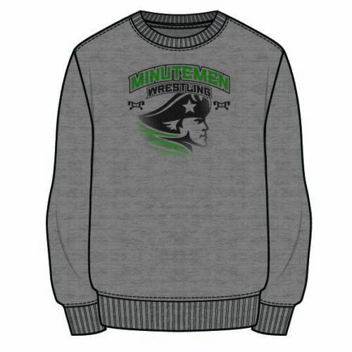 Concord Wrestling Club Sublimated Decal Grey Crewneck