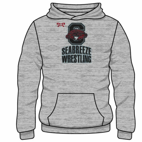 Seabreeze Custom Sublimated Decal Grey Hoodie