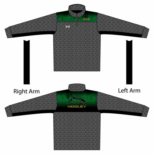 Mosley High School Heathered Quarter Zip  (Heathered fabric may vary in color & texture)