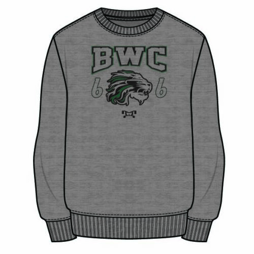 BWC Sublimated Decal Grey Crewneck