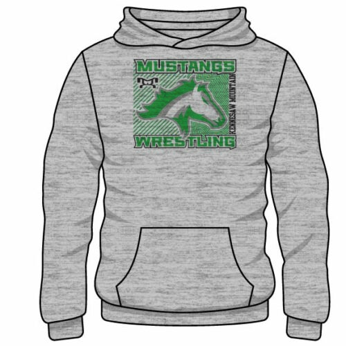 Kennesaw High School Custom Sublimated Decal Grey Hoodie