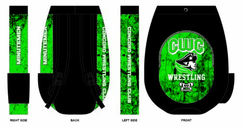 Concord Wrestling Club Custom Sublimated Gear Bag
