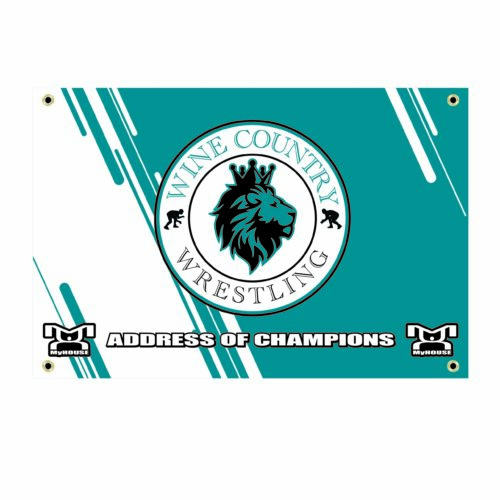 Wine Country Wrestling Academy Custom Team Banner