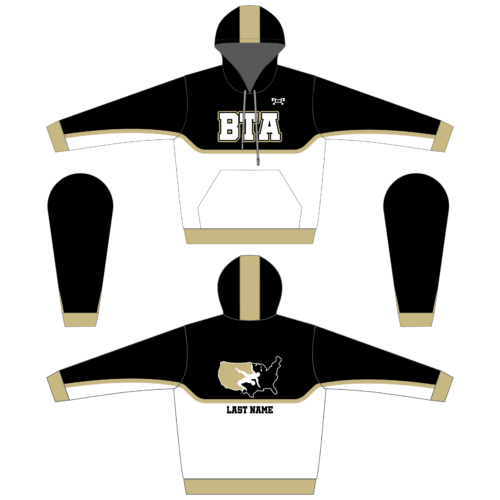 Biddeford Saco Youth Wrestling Sublimated  Hoodie