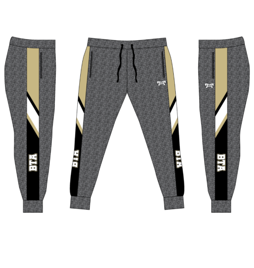 Biddeford Saco Youth Wrestling Custom  Joggers  (Heathered fabric may vary in color & texture)