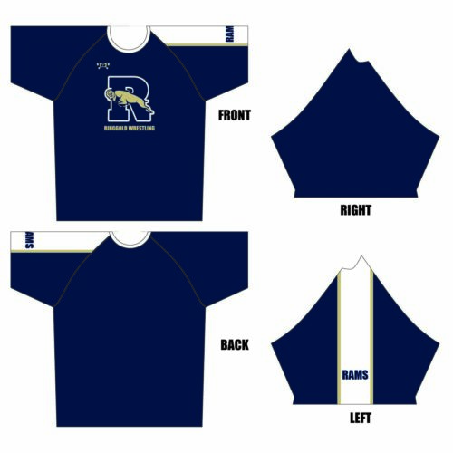 Ringgold Wrestling Simple Dri-Fit T-Shirt