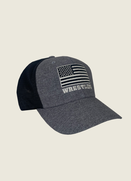 Black & White Flag Baseball Hat - Image 2