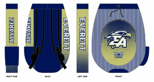 Everett Alvarez Custom Sublimated Gear Bag