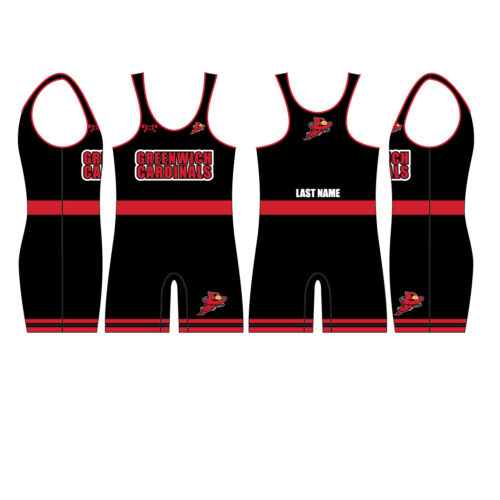 Greenwich High School Black Men's Singlet