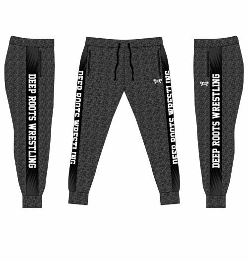 Deep Roots Wrestling Club Custom Joggers    (Heathered fabric may vary in color & texture)