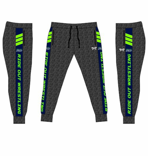 Ride Out Wrestling Club Custom Joggers  (Heathered fabric may vary in color & texture)