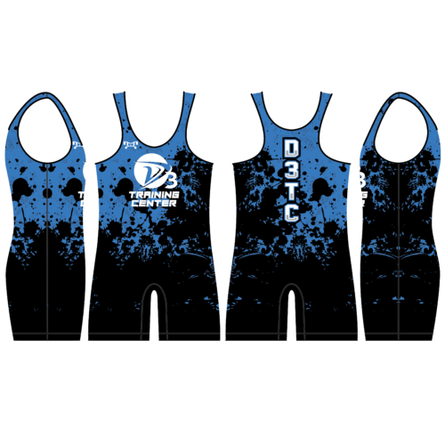 D3 Training Center Abstract Custom Singlet 2023