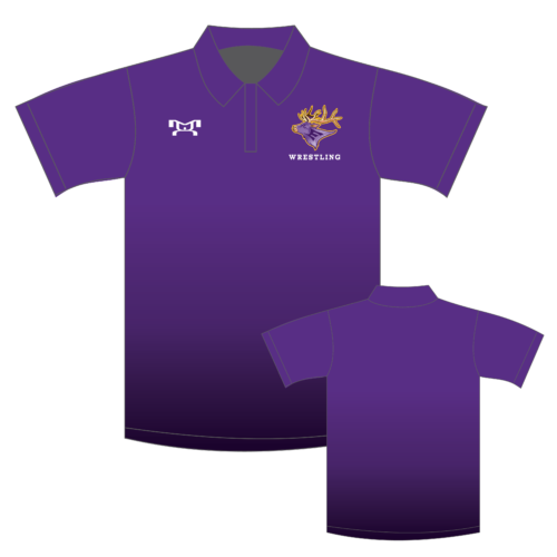 Elkton Purple Custom  Polo Shirt
