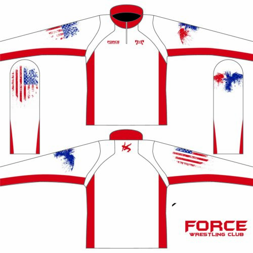 Force Wrestling Club  Custom Quarter Zip