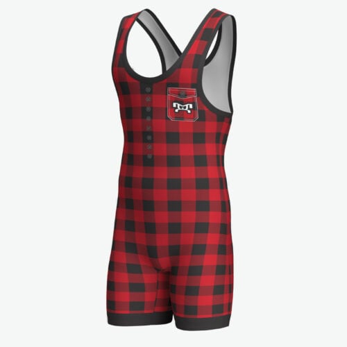 Red Flannel Wrestling Singlet (Pre-Order)
