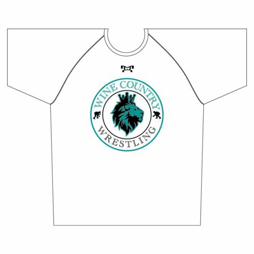 Wine Country Wrestling Academy Sublimated White Dri-Fit T-Shirt