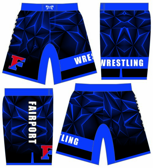Fairport Youth Wrestling Custom Fight Shorts