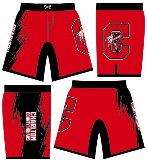 Charlton County Custom Fight Shorts