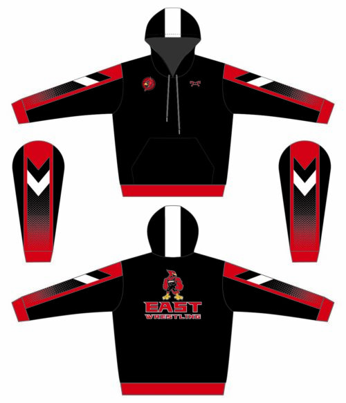 Pocono Mountain East  Sublimated Hoodie