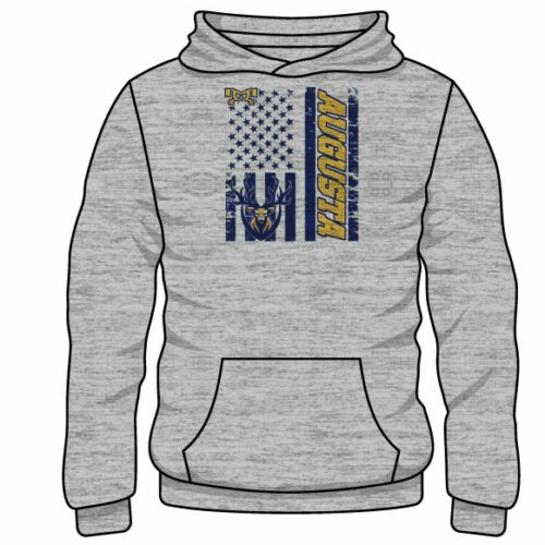 augusta Custom Sublimated Decal Grey Hoodie