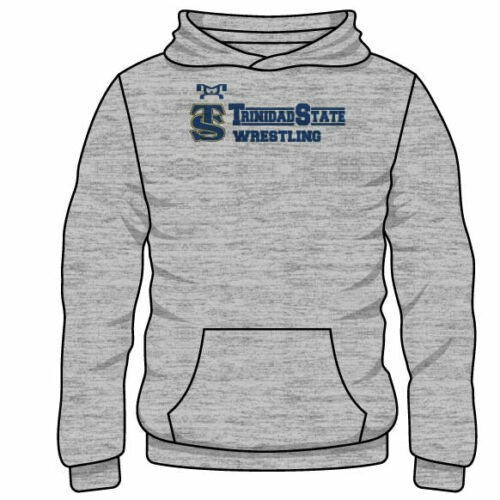 Trinidad State College Custom Sublimated Decal Grey Hoodie
