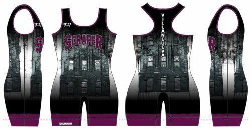Steel Valley Scrapers Custom Maroon Women's Singlet