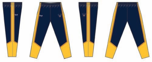 augusta Sublimated Intrepid Tapered Pants W/ Zipper