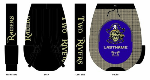 Two Rivers Wrestling Custom Sublimated Gear Bag