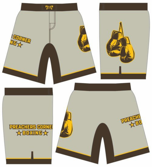 Preacher's Corner Custom Fight Shorts
