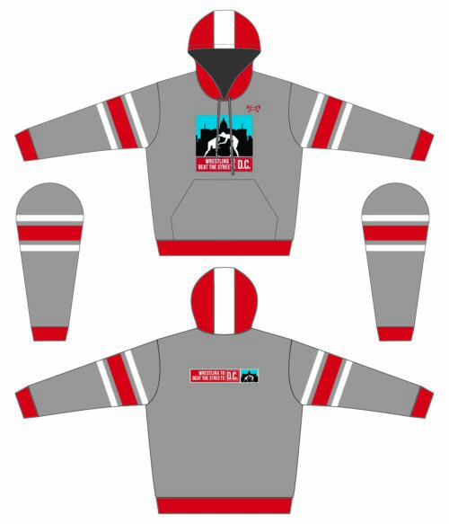 BEAT THE STREETS DC Square Logo Sublimated Hoodie