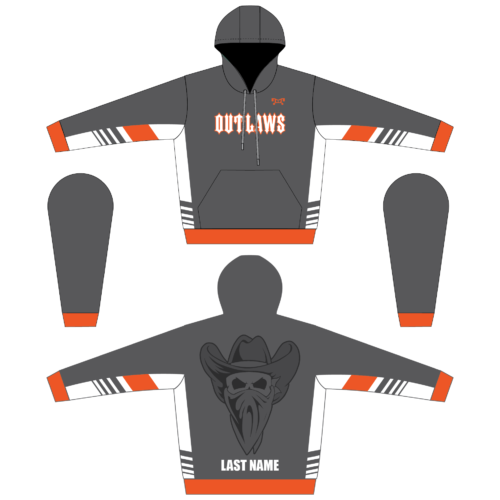 Outlaws Wrestling Custom Sublimated Hoodie