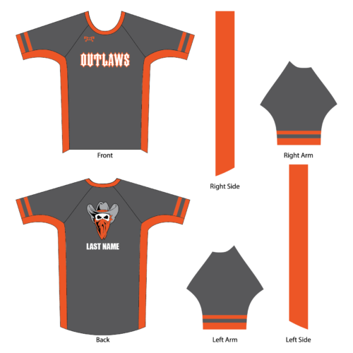 Outlaws Wrestling Compression Shirt