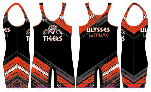 Ulysses Tigers Custom Men's Singlet