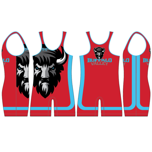 Buffalo Valley Wrestling Club Red Singlet