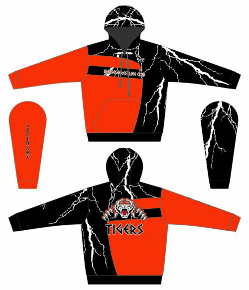 Ulysses Tigers Custom Sublimated Hoodie