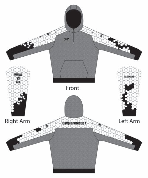 WPIAL Wrestling  Custom Quarter Zip Hoodie