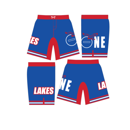 Lake County Wrestling Club Custom Fight Shorts