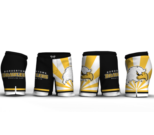 Bordertown Brawlers Custom Fight Shorts 2025