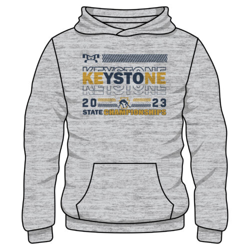 Keystone Championship 2023 Repeat Custom Grey Hoodie